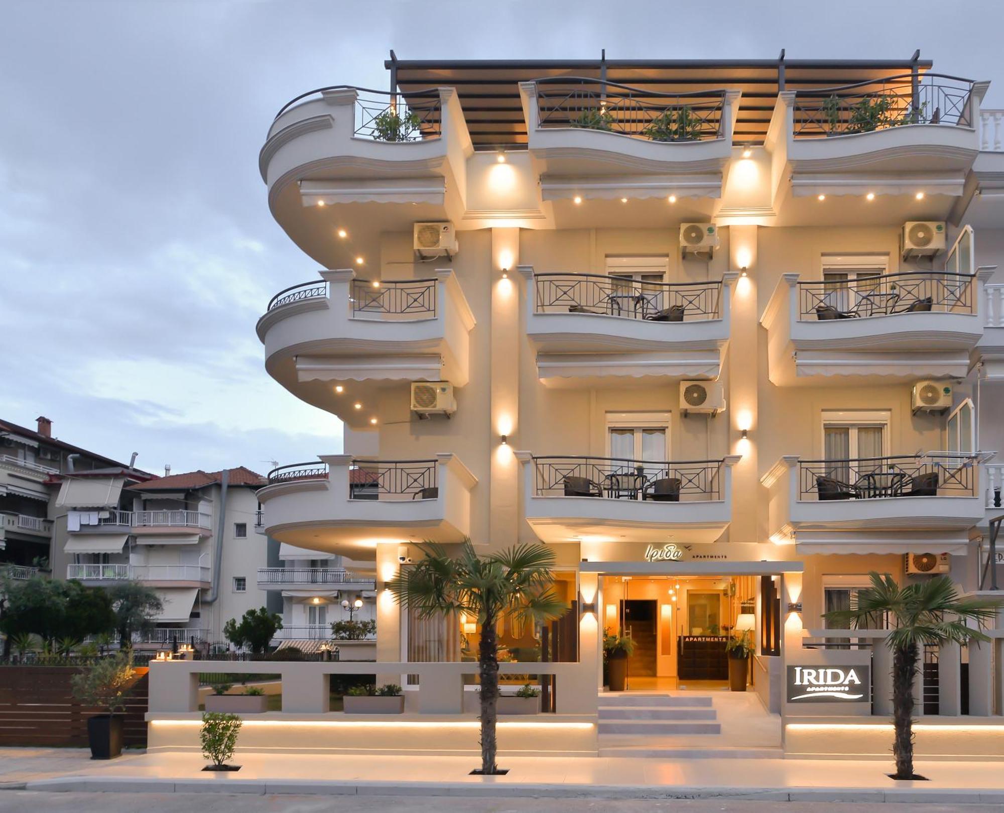 Irida Apartments Лептокария Экстерьер фото